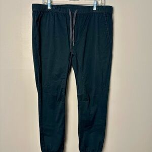 PacSun Dark Green Jogger Style Pants with Drawstring Waist Size XL